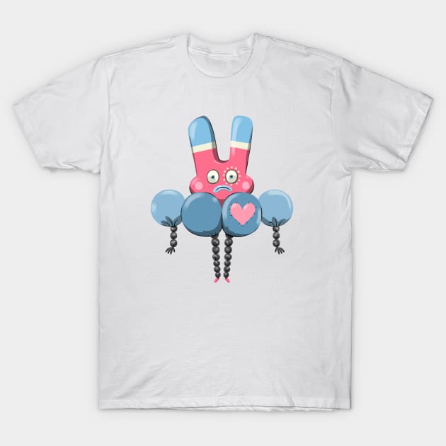 the monster with heart T-Shirt by Sunshine Corner